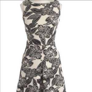 J. Crew Sleeveless Polynesian Floral Dress